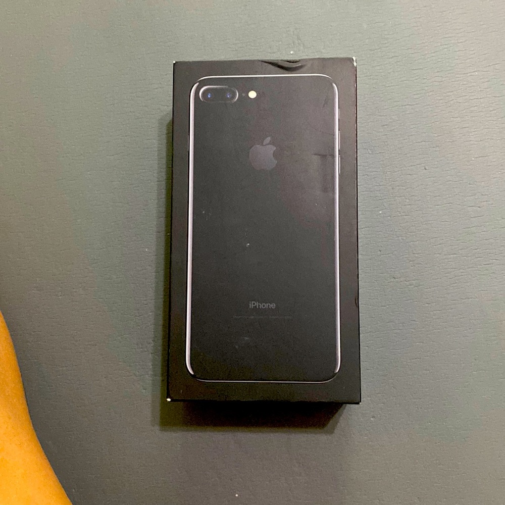 iPhone 7 Plus Box with charger and headphones. (No phone included.)